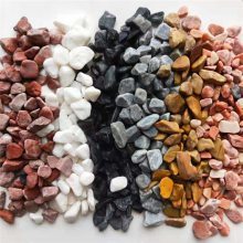 铁岭彩色洗米石 园林绿化地坪的优选材料