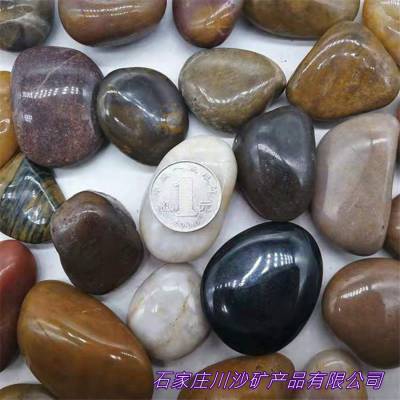 庭院铺路与鱼缸造景的绝佳选择——川沙直销黑色抛光雨花石